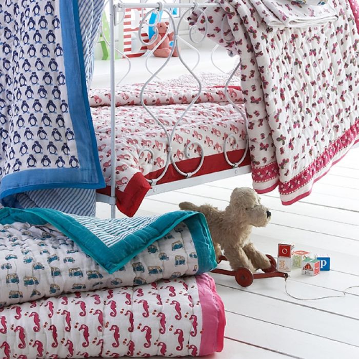 Hand Blocked Baby Quilts