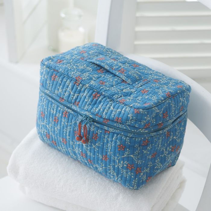 Blue Cosmetic & Makeup Bag 