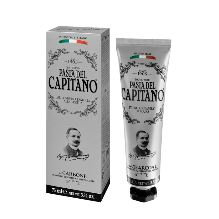 Capitano Charcoal Toothpaste 75ml