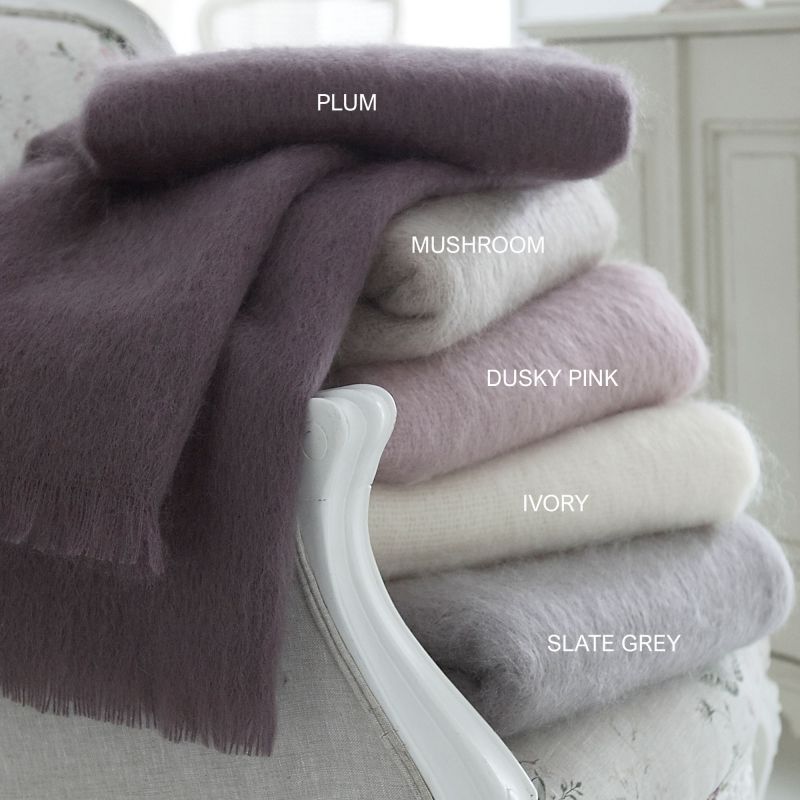 Mohair throw on sale