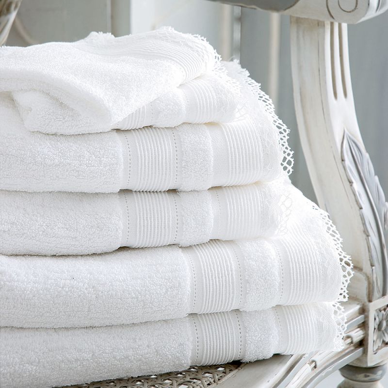 Lace Edged Towels