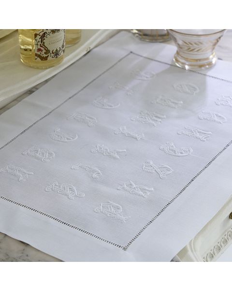 chinese dress ladies Sferra Classico Ecru Round Placemat /15