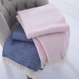 Pink cashmere throw discount