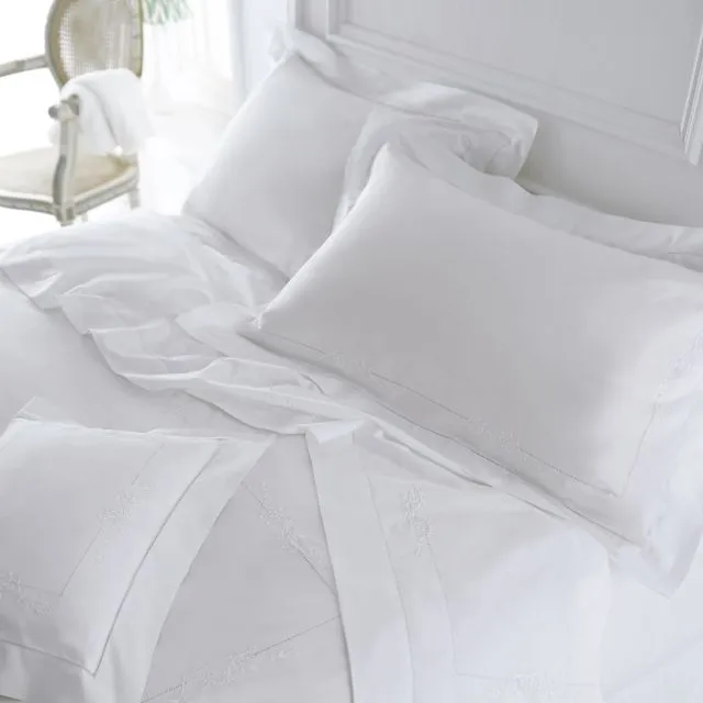 White Victoria Pure Cotton Bedlinen