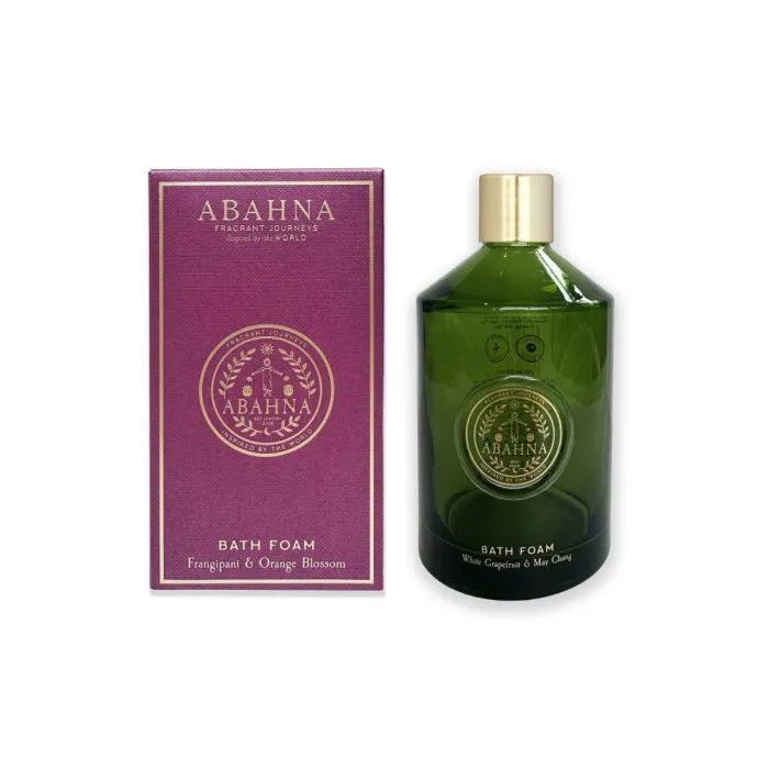 Abahna Frangipani &amp; Orange Blossom Bath Foam 350ml