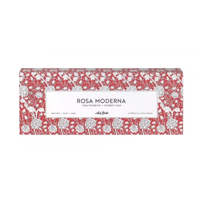 Ach Brito Rosa Moderna 4 x 100g Soaps 