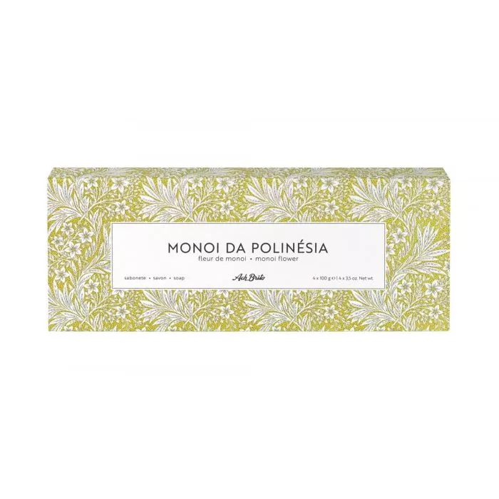 Ach Brito Monoi Da Polinesia 4 x 100g Soaps 