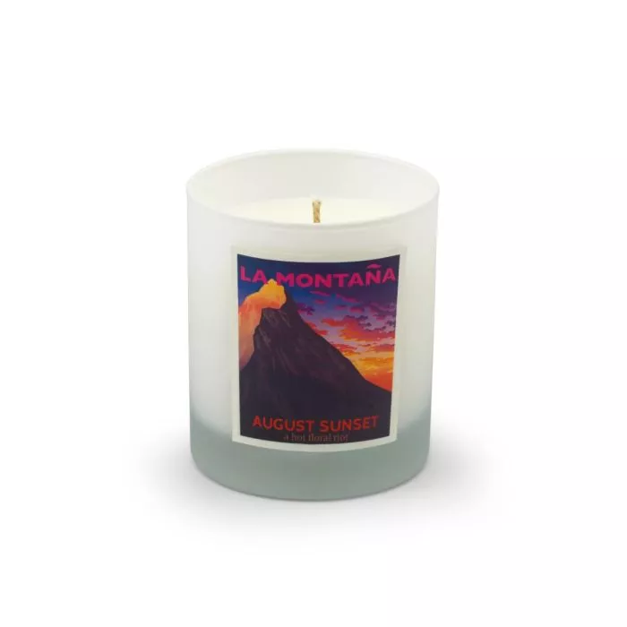 La Montaña August Sunset Candle