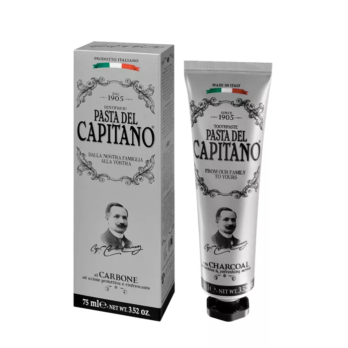 Capitano Charcoal Toothpaste 75ml