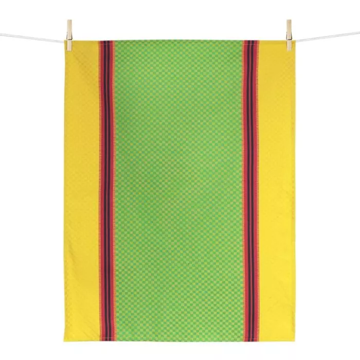 Moutet Tea Towel Ciboulette Menthe