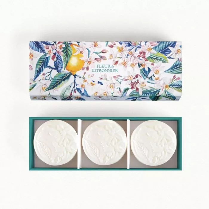 Fragonard Fleur de Citronnier Box of 3 Soap 