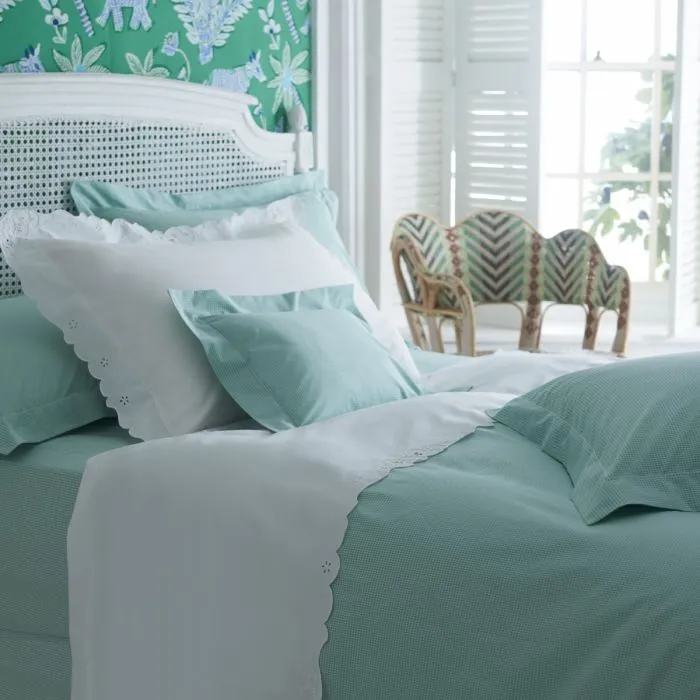 Green Gingham Bedlinen