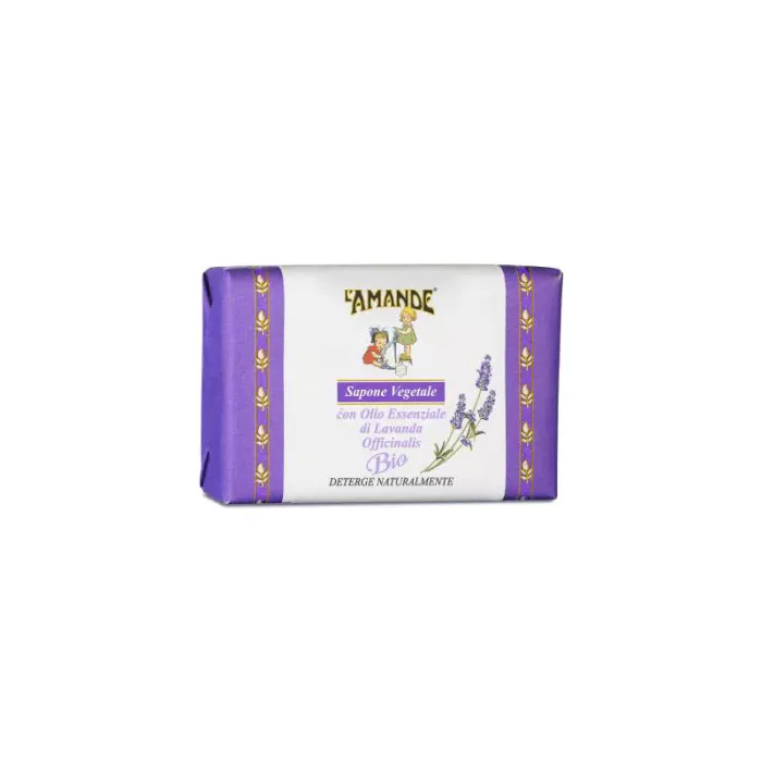 L&#039;Amande Lavender Soap Bar 200g