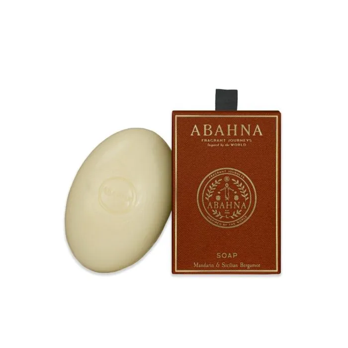 Abahna Mandarin &amp; Sicillian Bergamot Soap 170g 