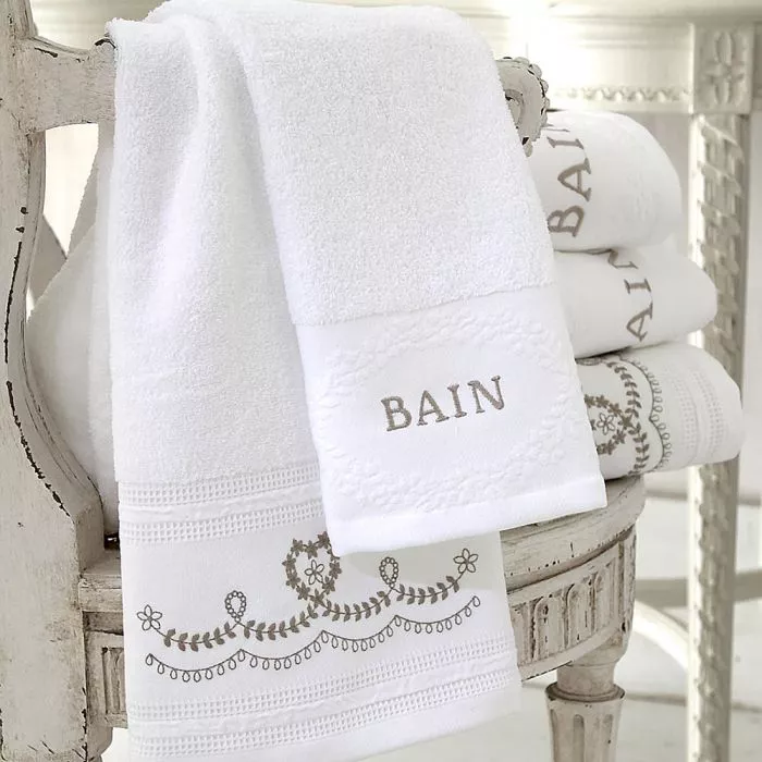 Odette Faded Gold Hand and Guest Towels