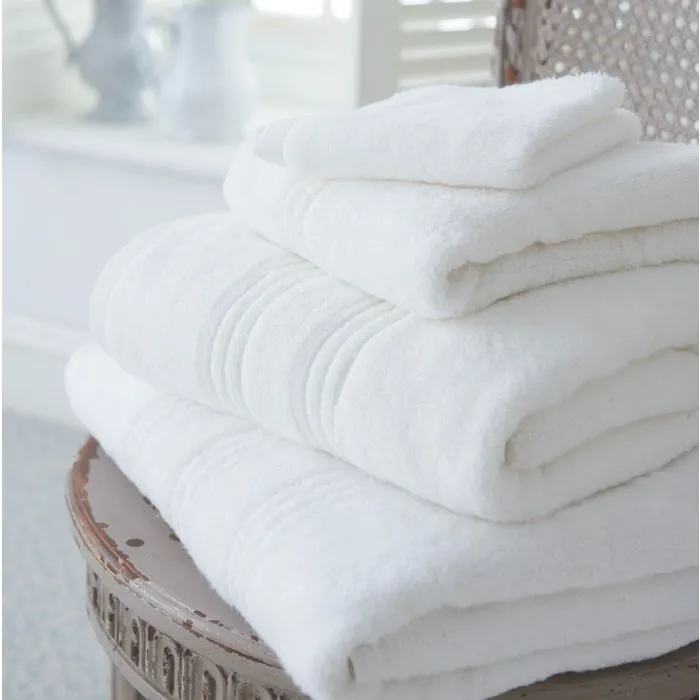 Supersoft Zero Twist White Towels 