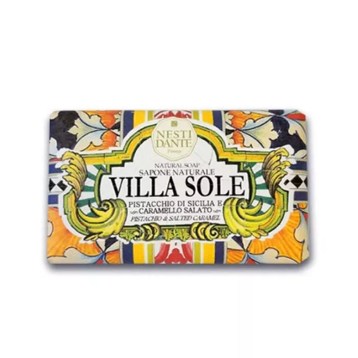 Villa Sole Pistachio & Salted Caramel Soap 250g