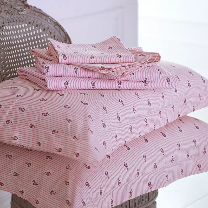 Camille Pink Oxford Pillowcase