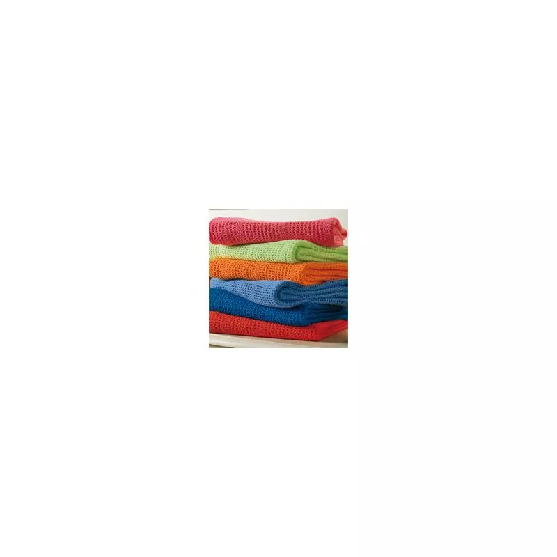 Navy Cellular Brights Pram Blanket