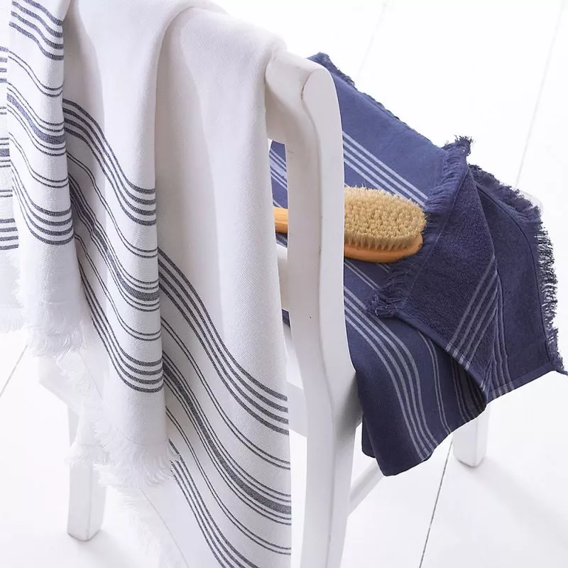 White Hamam Bath Towel