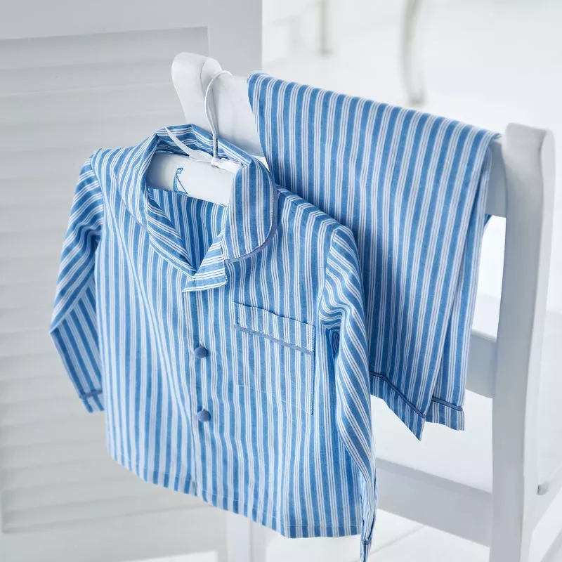 TRADITIONAL LONG SLEEVE BOYS COTTON PYJAMAS