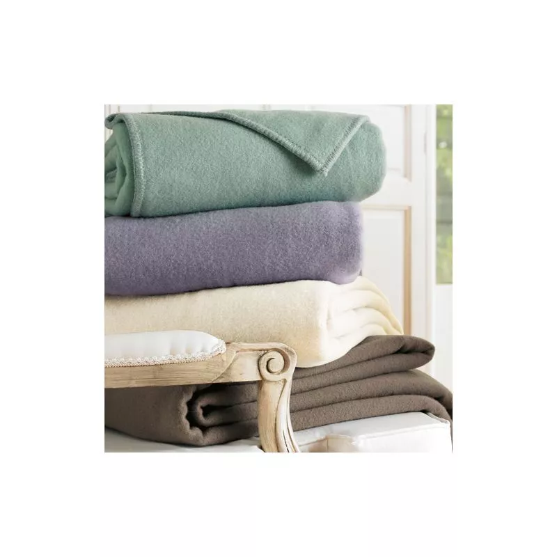 Siesta 100% Wool Merino Ivory Kingsize Blanket