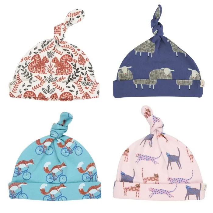 Animal Print Knotted Hats