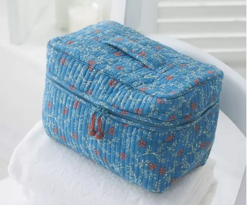 Blue Cosmetic Bags